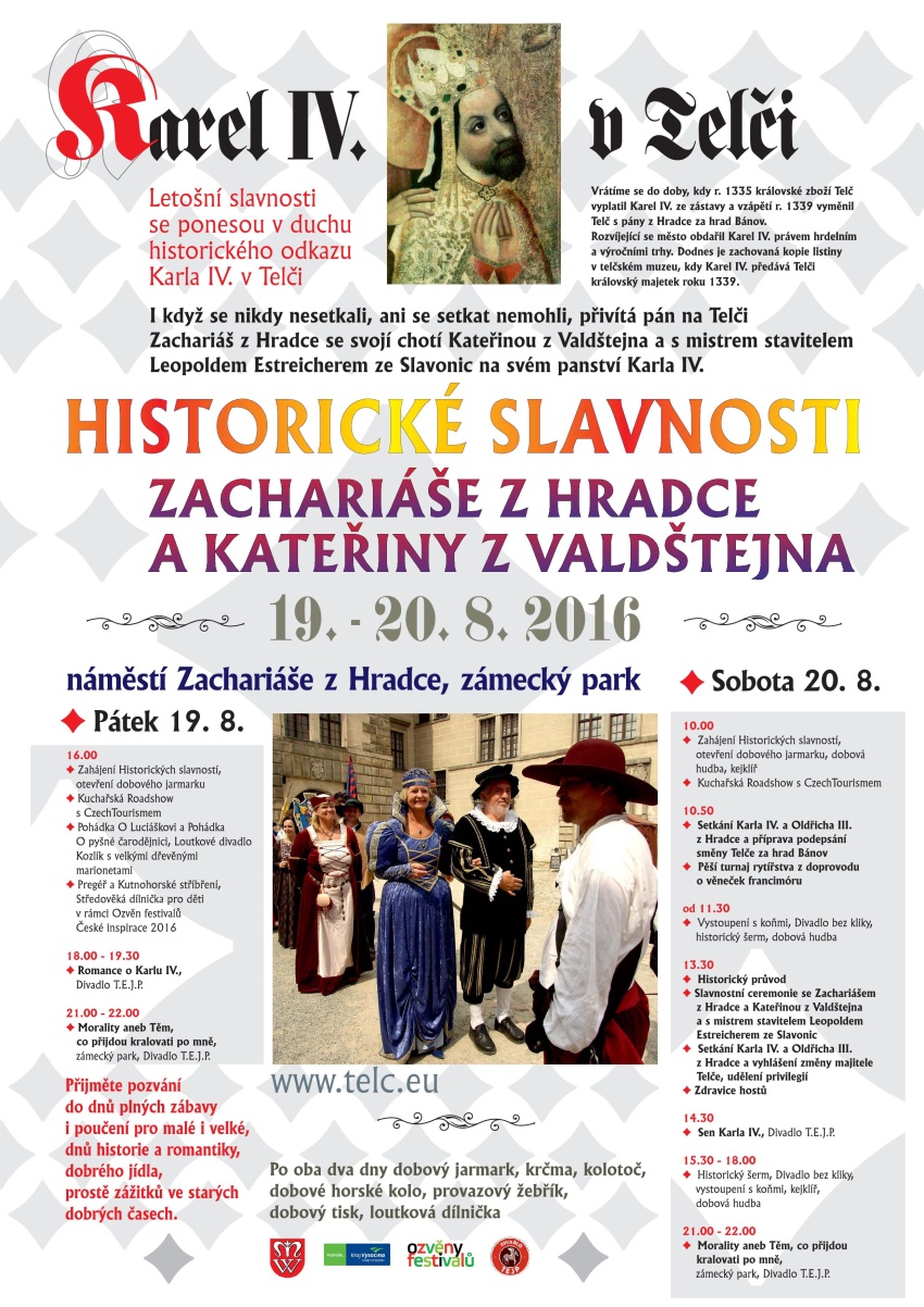 historicke slavnosti telc plakat